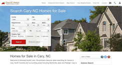 Desktop Screenshot of homesincarync.com